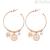 Chakra friendship infinity earrings woman Brosway BHKL28 316L steel PVD Rose Gold