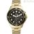 Fossil FB-03 FS5727 men's chronograph watch steel PVD Gold