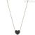 Black heart necklace Nomination woman 147912/020 925 Silver Easychic collection