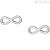 Infinity Nomination woman earrings 925 Silver 027220/024 Mon Amour collection