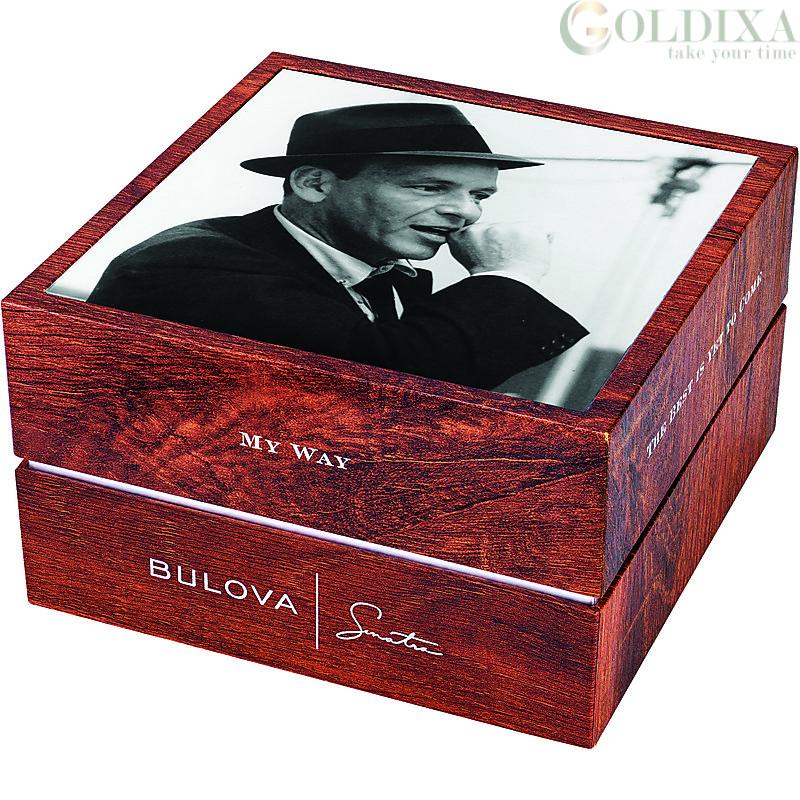 Frank Sinatra Bulova watch only mechanical time 96B359 gold plated steel