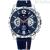 Tommy Hilfiger Decker Multifunction men's watch 1791476 blue silicone strap