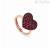 Red heart ring Nomination woman 147910/021 925 Silver Easychic collection