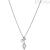 Fossil rhombus necklace woman JF03660040 steel with crystals