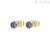 Chakra Brosway BHKE056 light point earrings in 316L steel with zircons