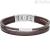 Fossil Vintage Casual men's bracelet JF03323040 in leather and steel