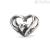 Heart to heart beads Trollbeads Silver TAGBE-10202