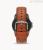 Fossil Gen 5 men's smartwatch FTW4055 steel with leather strap
