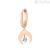 Brosway Chakra crescent earring BHKE009 316L steel PVD Rose Gold with crystal