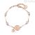 Brosway Chakra Infinity friendship bracelet BHKB046 316L steel PVD Rose Gold with crystal