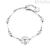 Brosway Chakra BHKB014 crescent bracelet in 316L steel with crystals