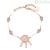 Brosway Chakra dream catcher bracelet BHKB033 316L steel PVD Rose Gold with crystals