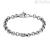 Rolo bracelet for charm Ellius Gioielli R371 / 19 / RV Rhodium-plated 925 silver