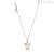 White and Pink Gold Angel Necklace Roberto Giannotti NKT255 Angeli collection