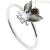 Fly ring Pd Paola Zaza AN02-255-10 925 silver with crystals