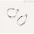PD Paola Medium Cloud Hoop Earrings AR02-377-U Silver 925