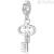 Charm key Love Rosato woman RZ153R Silver 925 Stories collection