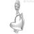 Heart charm with arrow Rosato woman RZ156R Silver 925 Stories collection