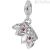 Rosé crown charm for women RZ050R Silver 925 Stories collection