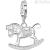 Rocking horse pendant Rosato woman RDE041 925 Silver Stories collection