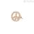 Single earring symbol of peace Rosato Mix and Match RZO024 925 Silver Stories collection