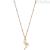 Pink Gold flamingo necklace Nomination Magic 028404/048 steel with zircons