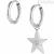 Nomination Magic 028405/023 steel star earrings with crystals