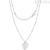 Heart necklace with pearls Nomination Melodie woman 147711/001 925 silver