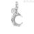 Charm Rosé moon woman RLU013 925 Silver My Luck collection