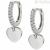 Heart earrings Chic & Charm Nomination 148604/001 woman Silver 925