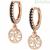 Tree of life earrings Chic & Charm Nomination 148604/042 woman Silver 925 Rose Gold