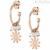 Nomination earrings flower and Melodie pearls 147713/061 316 steel rose gold