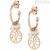 Nomination tree of life earrings and Melodie pearls 147713/063 steel 316 rose gold