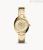 Fossil Gabby watch only time woman ES5071 steel PVD Gold