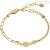 Breil Kaleido women's bracelet TJ2996 gold-colored steel
