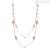 Brosway double wire rosé necklace tailor perforated steel BIL02
