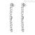 Symphonia Brosway groumette earrings pendants BYM89 with white Swarovski