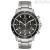 Bulova Chronograph Marine Star men's watch 96B272 black steel