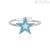 Anello stella blu Mabina donna Argento 925 con zirconi 523136