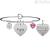 Kidult Daughter women's bracelet 731897 steel with Love crystals