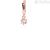 Single earring headband Pink silver light point Mabina woman 563431