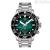 Orologio Cronografo Tissot uomo Seastar 1000 fondo verde acciaio T120.417.11.091.01