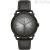 Armani Exchange men's watch only time smoked leather strap AX2904