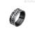Man braid ring Sector Riga burnished steel SACX11019 size 19