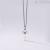 Man cross necklace with black zircons Mabina Silver 925 553386