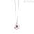 Necklace Grazie Maestra Mabina woman 925 Silver with rubies and emeralds 553408