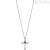 Sector SZQ12 man necklace steel rose gold chrome black cross.