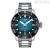 Tissot Automatic Seastar 2000 Professional watch helium valve Powermatic 80 black and light blue T120.607.11.041.00