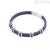Men's blue silicone bracelet 4US Cesare Paciotti 4UBR4143 steel