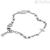 Rosary bracelet for men 4US Cesare Paciotti cross and medal 4UBR4057